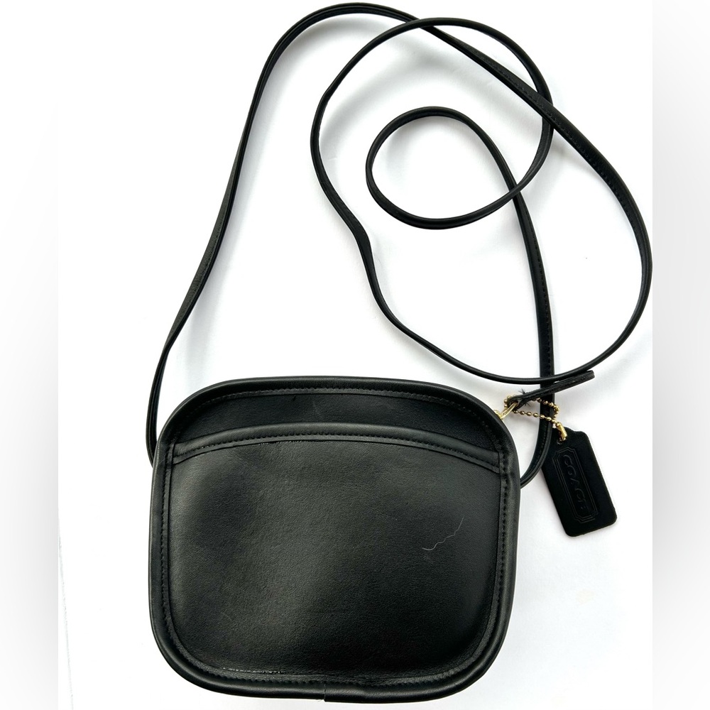 Coach NWOT vintage black Hadley Zip purse, #9935